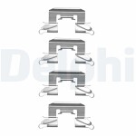 DELPHI  Комплектующие,  колодки дискового тормоза LX0507