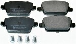 DENCKERMANN  Комплект тормозных колодок,  дисковый тормоз B111010