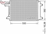 DENSO  Condenser,  air conditioning DCN32032