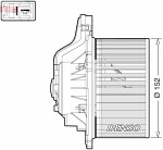 DENSO  Interior Blower 12V DEA41015