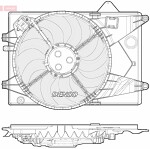 DENSO  Fan,  engine cooling DER15001
