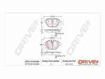 Dr!ve+  Комплект тормозных колодок,  дисковый тормоз DP1010.10.0306