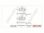 Dr!ve+  Комплект тормозных колодок,  дисковый тормоз DP1010.10.0396
