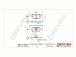Dr!ve+  Brake Pad Set,  disc brake DP1010.10.0810