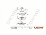Dr!ve+  Комплект тормозных колодок,  дисковый тормоз DP1010.10.0821