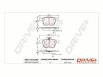 Dr!ve+  Комплект тормозных колодок, дисковый тормоз DP1010.10.0929