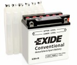  Startera akumulatoru baterija EXIDE Conventional 12V 9Ah 100A EB9-B