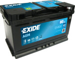 EXIDE  Стартерная аккумуляторная батарея AGM 12V 80Ач 800A EK800