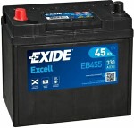 EXIDE  Starter Battery EXCELL ** 12V 45Ah 330A EB455