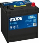 EXIDE  Startera akumulatoru baterija EXCELL ** 12V 50Ah 360A EB504