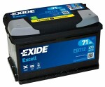 EXIDE  Starter Battery EXCELL ** 12V 71Ah 670A EB712