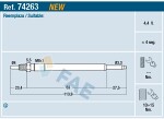 FAE  Glow Plug 4.4V 74263