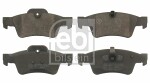 FEBI BILSTEIN  Brake Pad Set,  disc brake 16615