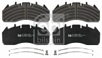 FEBI BILSTEIN  Комплект тормозных колодок, дисковый тормоз 16778