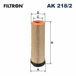 FILTRON  Gaisa filtrs AK 218/2