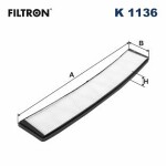 FILTRON  Фильтр,  воздух во внутренном пространстве K 1136