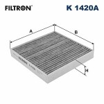 FILTRON  Фильтр, воздух во внутренном пространстве K 1420A
