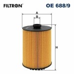 FILTRON  alyvos filtras OE 688/9