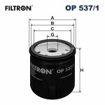 FILTRON  Масляный фильтр OP 537/1