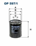 FILTRON  Oil Filter OP 597/1