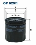 FILTRON  Oil Filter OP 629/1