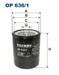 FILTRON  Oil Filter OP 636/1