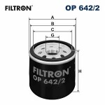 FILTRON  Oil Filter OP 642/2