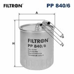 FILTRON  Топливный фильтр PP 840/6