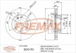 FREMAX  Тормозной диск BD-0190