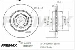 FREMAX  Тормозной диск BD-0198