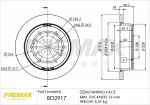 FREMAX  Тормозной диск BD-2917