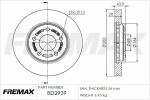FREMAX  Тормозной диск BD-2939