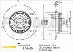 FREMAX  stabdžių diskas BD-3420