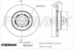 FREMAX  Тормозной диск BD-3437