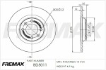 FREMAX  stabdžių diskas BD-5011