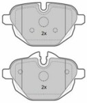 FREMAX  Комплект тормозных колодок,  дисковый тормоз FBP-1854