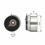 GATES  Tensioner Pulley,  timing belt PowerGrip™ T43143