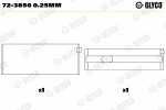GLYCO  Crankshaft Bearing 72-3856 0.25mm