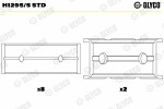 GLYCO  Crankshaft Bearing H1295/5 STD