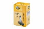 HELLA  Bulb,  front fog light STANDARD 12V 55W H11 8GH 178 555-111