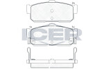 ICER  Комплект тормозных колодок,  дисковый тормоз 140915
