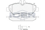 ICER  Комплект тормозных колодок,  дисковый тормоз 141787-204