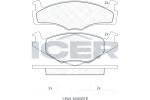 ICER  Brake Pad Set,  disc brake 180459