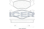 ICER  Piduriklotsi komplekt, ketaspidur 180460