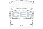 ICER  Комплект тормозных колодок,  дисковый тормоз 180981