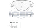 ICER  Brake Pad Set,  disc brake 181381-701