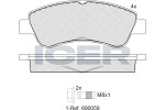 ICER  Brake Pad Set,  disc brake 181388-701