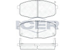 ICER  Комплект тормозных колодок,  дисковый тормоз 181540