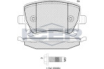 ICER  Комплект тормозных колодок,  дисковый тормоз 181600-703