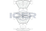 ICER  Brake Pad Set,  disc brake 181814